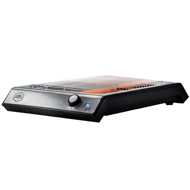 OBH Nordica elektrisk bordsgrill med termostat på vit bakgrund, Nordic Cookware