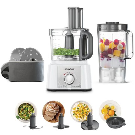 Kenwood matberedare och blender med tillbehör, frukt och grönsaker, Nordic Cookware