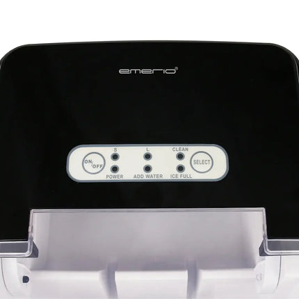 Emerio ismaskin svart med kontrollpanel, köksapparat från Nordic Cookware