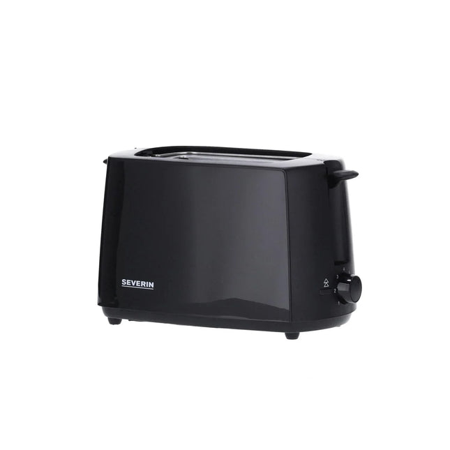 Svart Severin brödrost på vit bakgrund, stilren design från Nordic Cookware.