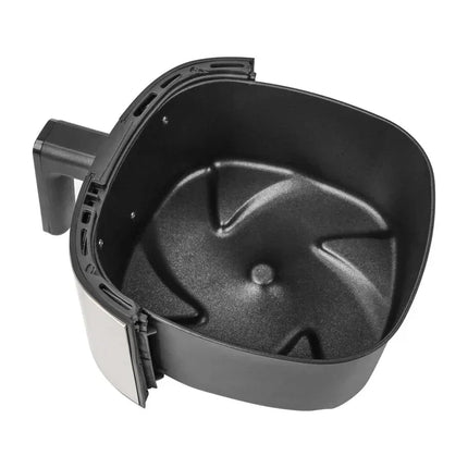 Svart airfryer-insats med handtag, produktfoto Nordic Cookware