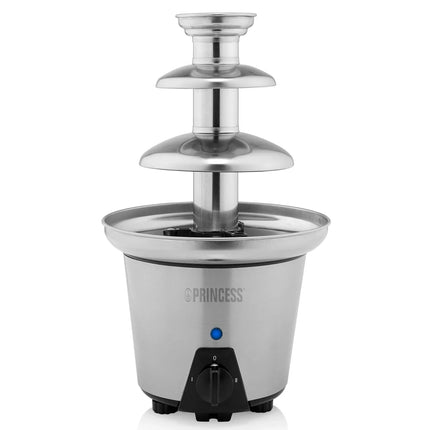 Rostfri chokladfontän Princess på vit bakgrund, köksutrustning från Nordic Cookware