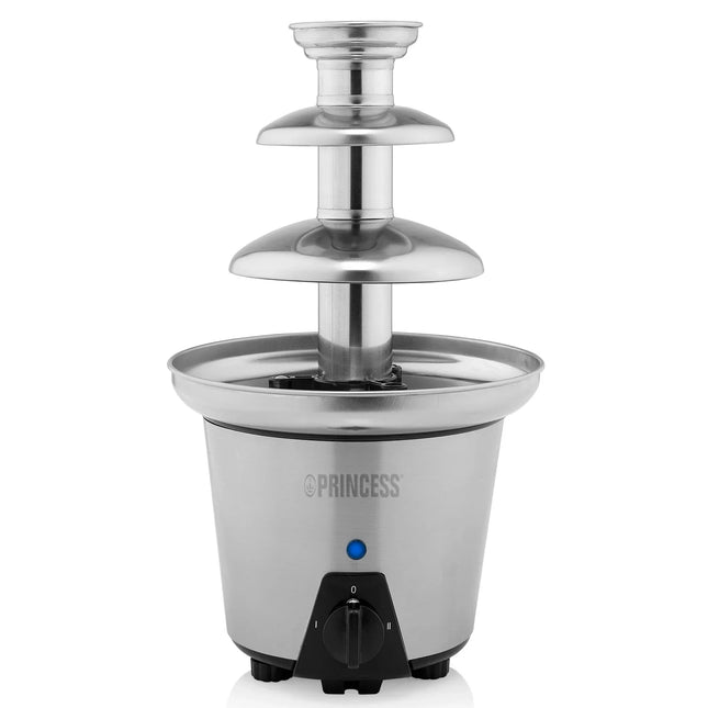 Rostfri chokladfontän Princess på vit bakgrund, köksutrustning från Nordic Cookware