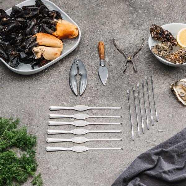 Laguiole från Hâws Skaldjursset 15 delar i presentask