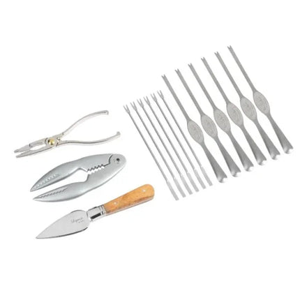 Laguiole från Hâws Skaldjursset 15 delar i presentask