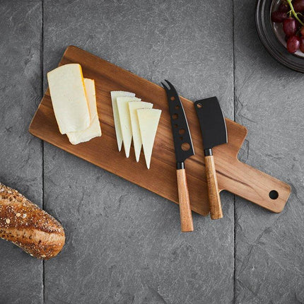 Santo ostset med 2 knivar och skärbräda