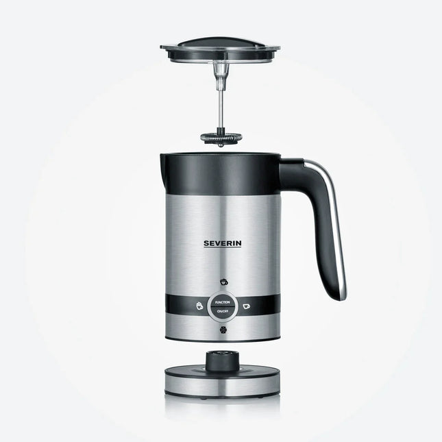 Elektrisk mjölkskummare Severin i rostfritt stål, uppdelad, nordisk köksutrustning