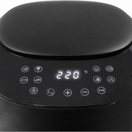Digital airfryer från Nordic Cookware med touchskärm, 220 grader, matlagningsikoner