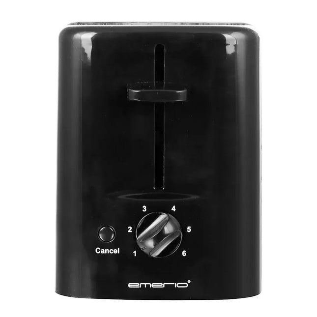 Svart brödrost Emerio med reglage, modern köksprodukt från Nordic Cookware