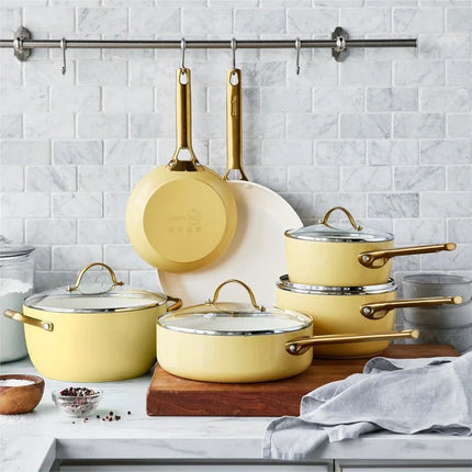 GreenPan Padova stekpanna set gul 20+26 cm 2 st.