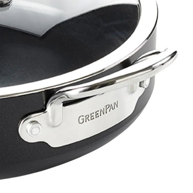 GreenPan Barcelona sautépanna med låg sort Ø30 cm