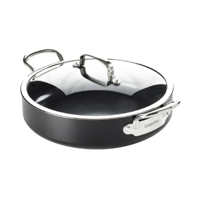 GreenPan Barcelona sautépanna med låg sort Ø30 cm
