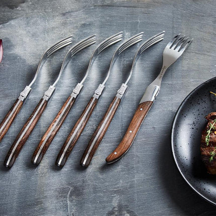 Laguiole by Hâws stekgaffelset 6 delar.