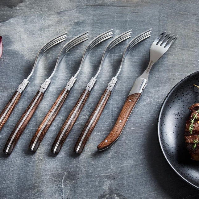 Laguiole by Hâws stekgaffelset 6 delar.