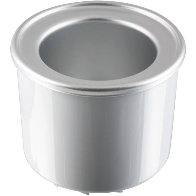 Silverfärgad metallbunk insats från Nordic Cookware för köksanvändning