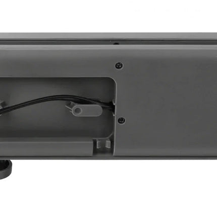 Baksidan av en grå köksmaskin från Nordic Cookware med synlig sladdhållare