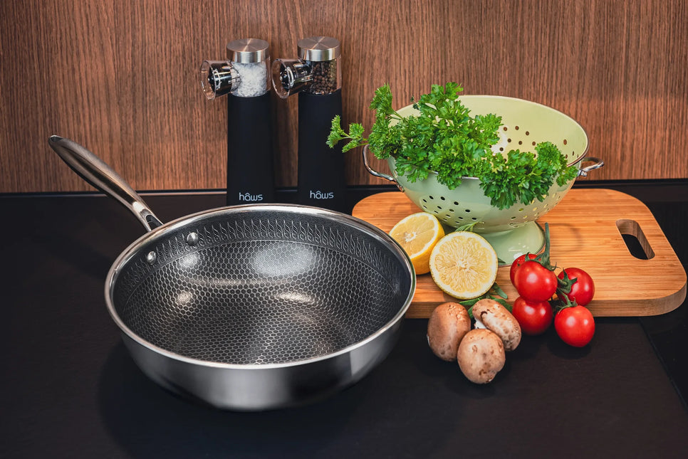 Hâws Santo hybrid coating wokpanna 28 cm