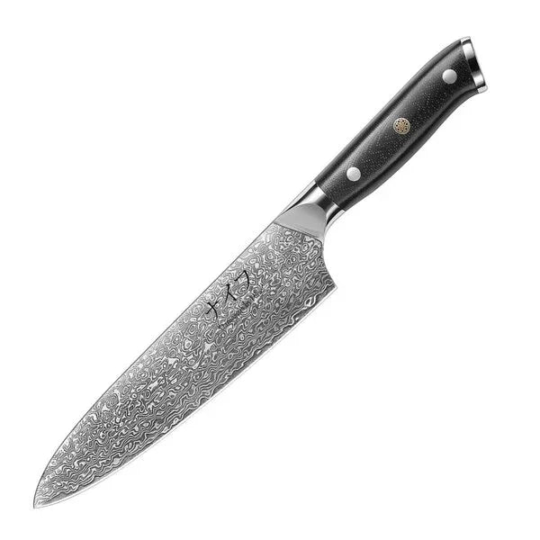 G10 kockkniv 32 cm svart