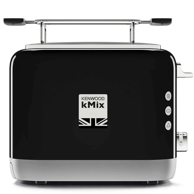 Kenwood kMix svart brödrost med silverdetaljer, modern design, Nordic Cookware