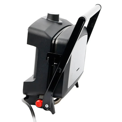 Svart elektrisk bänkköksgrill från Nordic Cookware i närbild, modern design
