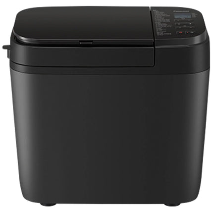 Modern svart brödmaskin, Nordic Cookware köksapparat på vit bakgrund