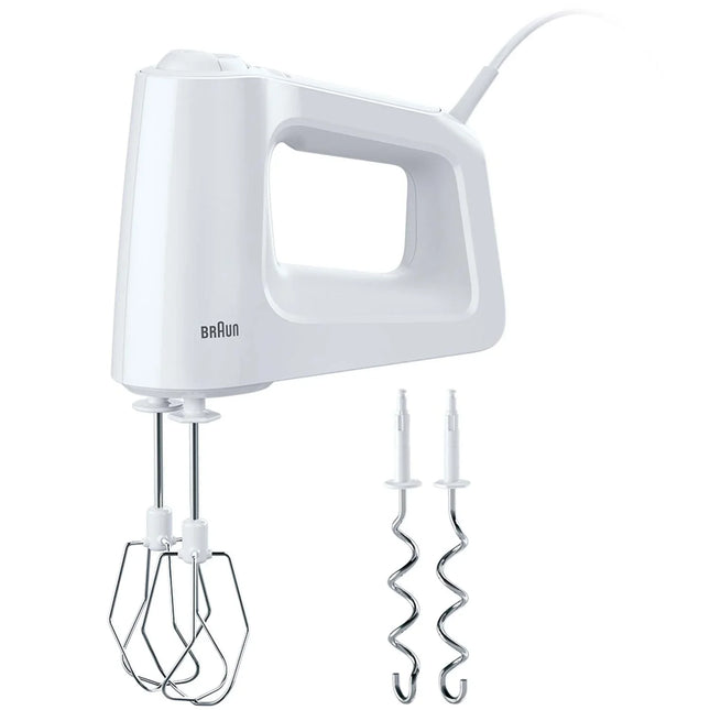 Vit Braun elvisp med vispar och degkrokar, köksredskap hos Nordic Cookware
