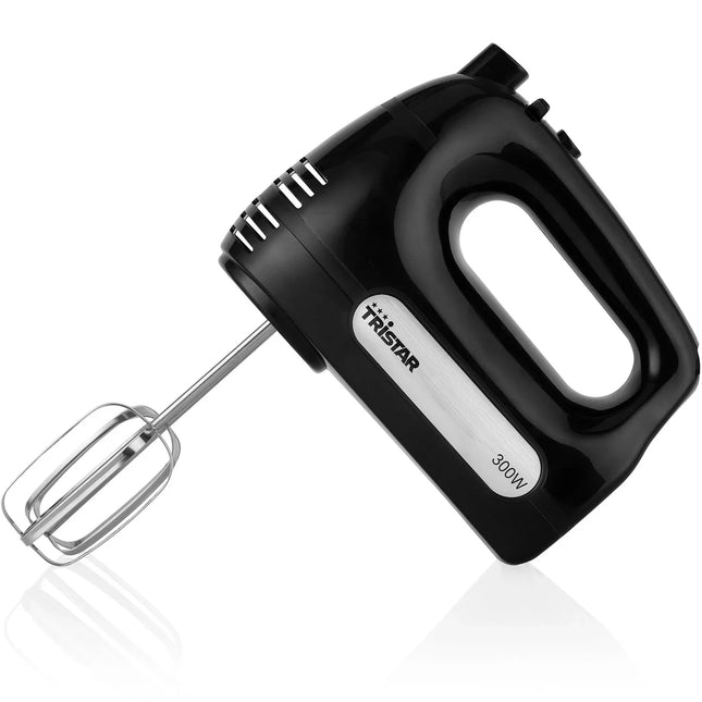 Svart Tristar elvisp 300W med rostfria vispar, köksapparat från Nordic Cookware