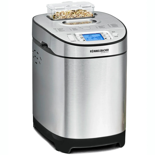 Rostfri brödmaskin med digital display, Rommelsbacher, från Nordic Cookware