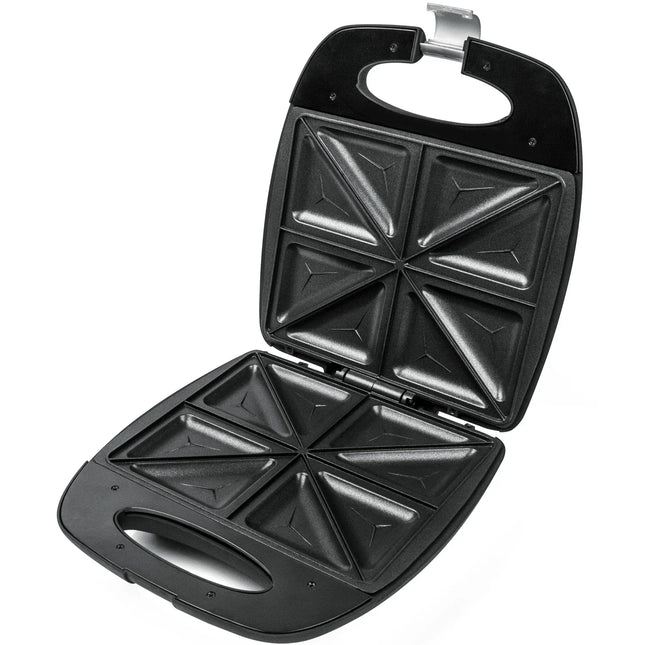 Svart smörgåsgrill för sex trekantiga smörgåsar, Nordic Cookware köksutrustning