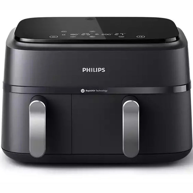 Philips airfryer i svart med digital touchpanel, modern köksapparat hos Nordic Cookware