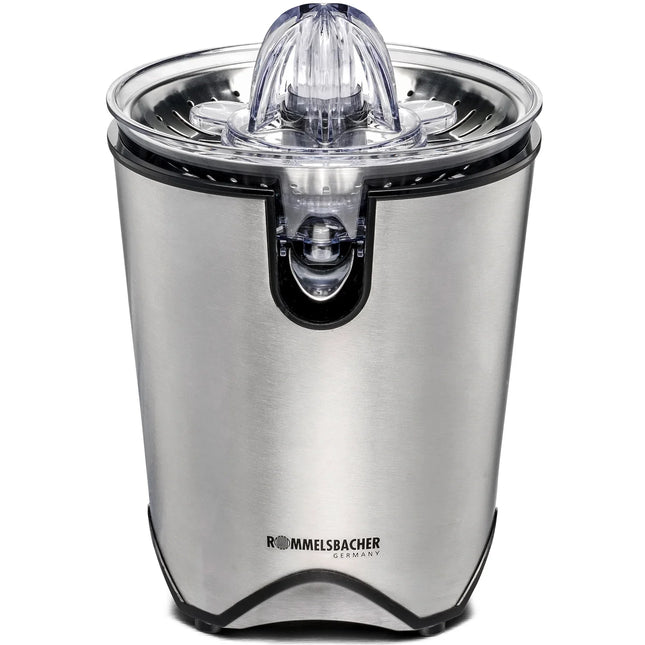 Rommelsbacher elektrisk citruspress i rostfritt stål från Nordic Cookware