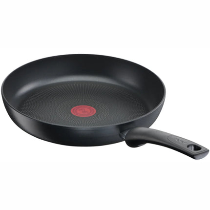 Svart stekpanna med non-stick yta och röd värmeindikator, Nordic Cookware