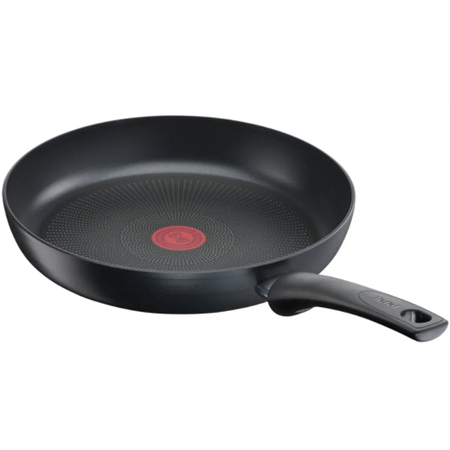 Svart stekpanna med non-stick yta och röd värmeindikator, Nordic Cookware