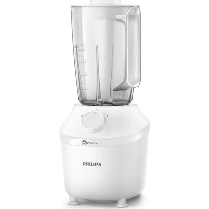Vit Philips mixer med stor kanna, modern köksutrustning från Nordic Cookware