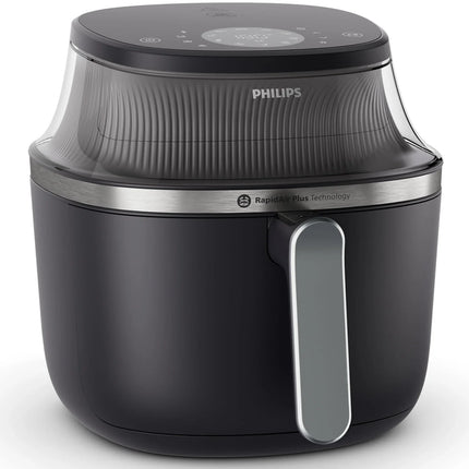 Philips airfryer i svart med touchpanel, modern köksapparat från Nordic Cookware