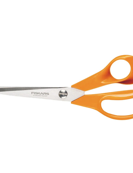 Fiskars sax med orange handtag, rostfritt stål, nordiskt köksredskap