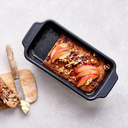 Svart keramisk brödform 22,5 cm x 11,5 cm