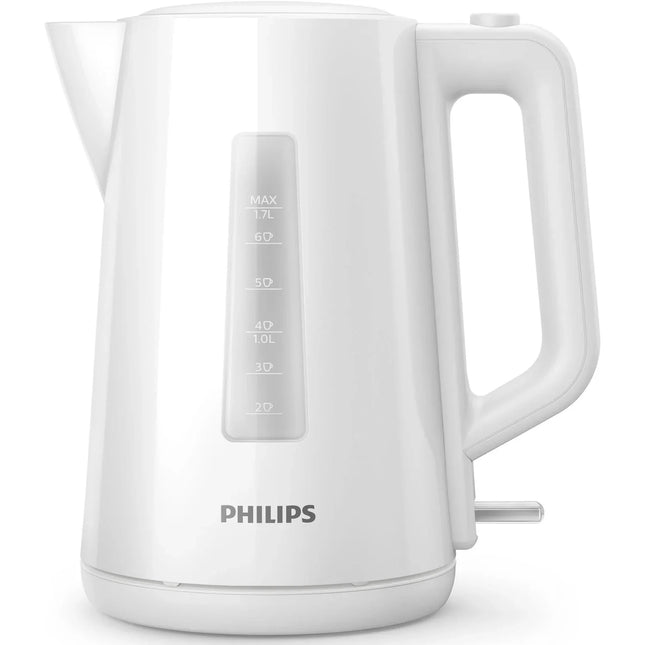 Vit elektrisk vattenkokare Philips, modern design, köksprodukt hos Nordic Cookware