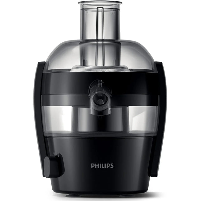 Svart Philips juicepress i modern design, köksapparat från Nordic Cookware