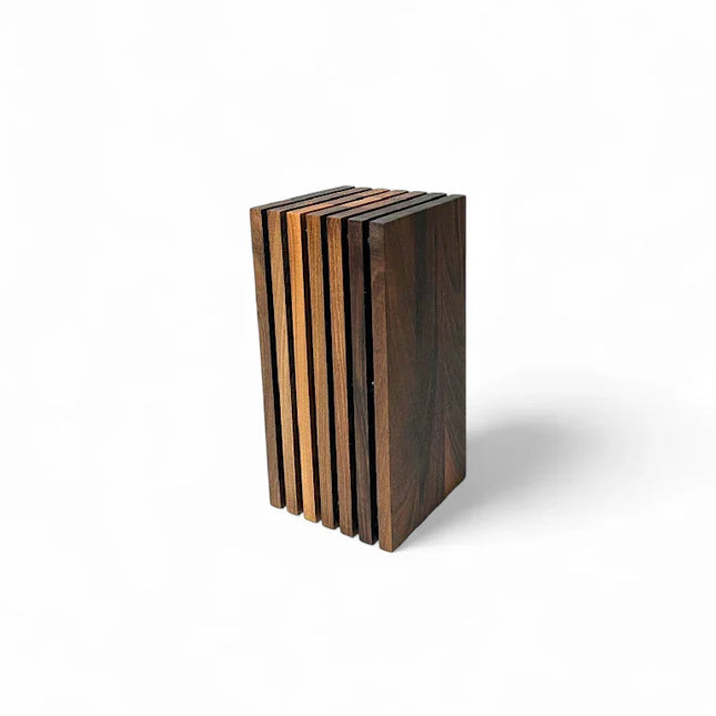 VALNÖTKNIV | Knivblock i valnöt för 6st knivar