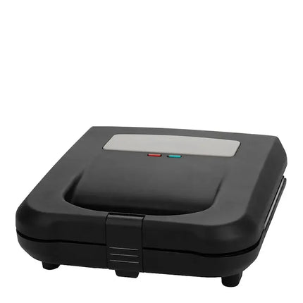 Svart smörgåsgrill från Nordic Cookware, bänkapparat med indikatorlampor.