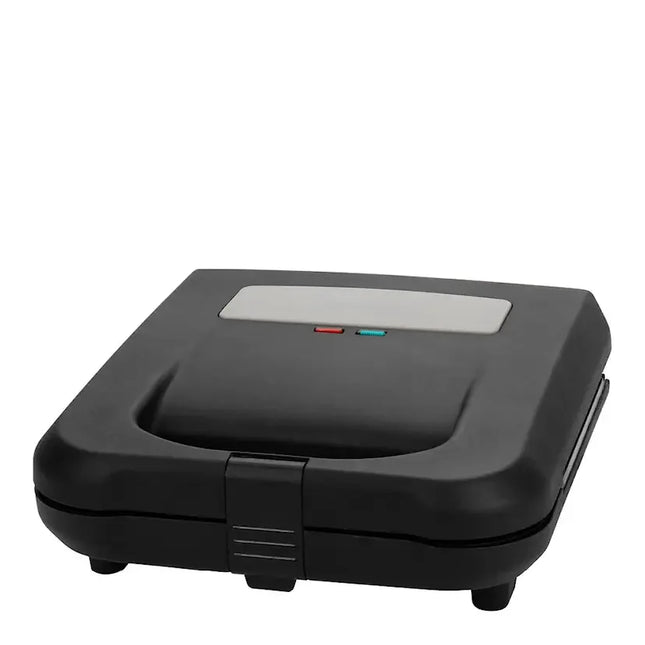 Svart smörgåsgrill från Nordic Cookware, bänkapparat med indikatorlampor.
