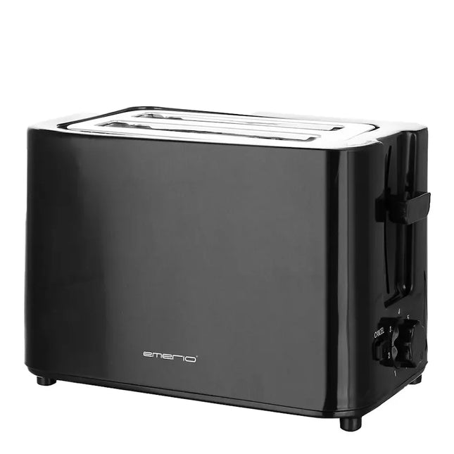 Svart brödrost Emerio köksmaskin, stilren design från Nordic Cookware
