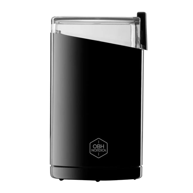 Svart OBH Nordica kaffekvarn, modern design, köksprodukt från Nordic Cookware