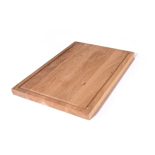 QB30 | Ek bräda med spår – 340x220x21mm