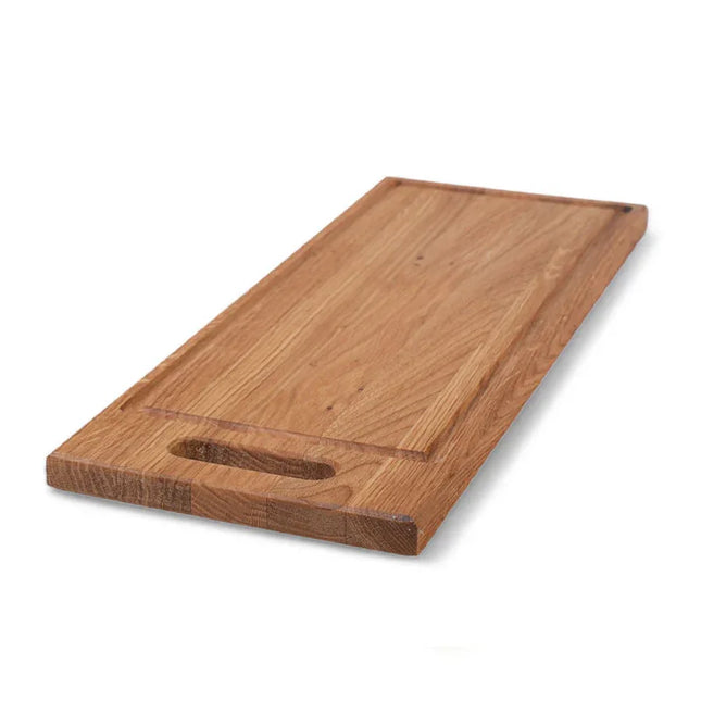 EK-23SO | Bräda i ek med handtag och spår, oljad – 380x210x21mm