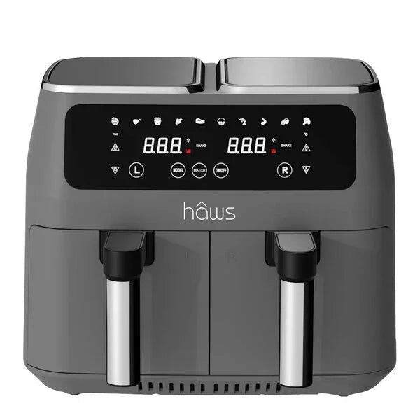 Hâws Dual Air Fryer 2x4L 2800W PFAS Free Coating