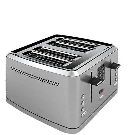 Design digital brödrost 4 skivor stål