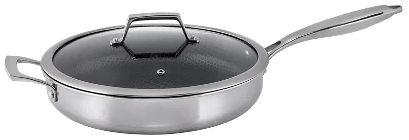 Hâws Santo sautépanna med lock 28 cm och hybridbeläggning