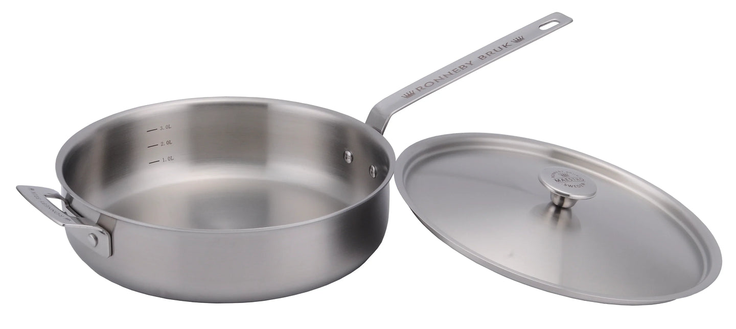 INOX traktörpanna 28 cm